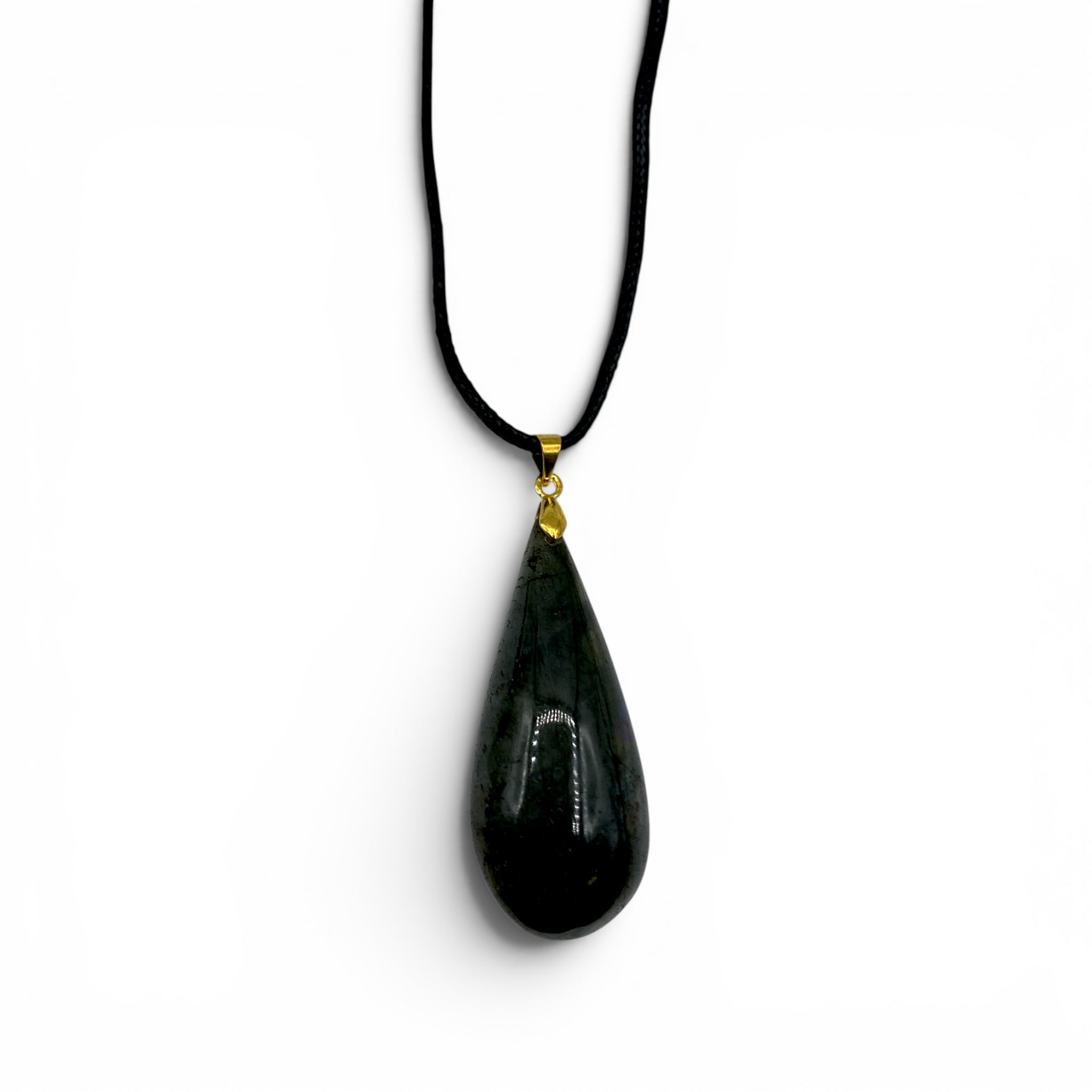 Necklace - Labradorite Teardrop $40